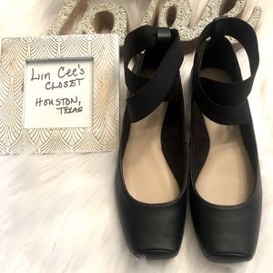 ANA Mercy Black ballerina flat 6.5